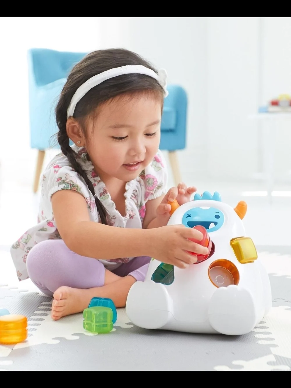 Skip Hop Baby Explore & More Shape Sort & Spin Yeti